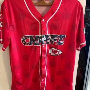 Red Kansas City Chiefs Teacher Jersey